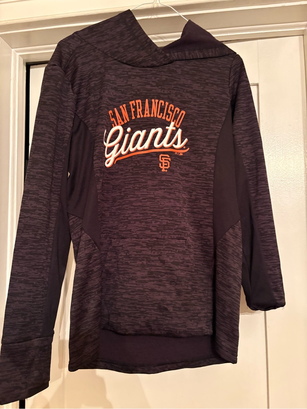 San Francisco Giants Black and Orange Pullover Hoodie